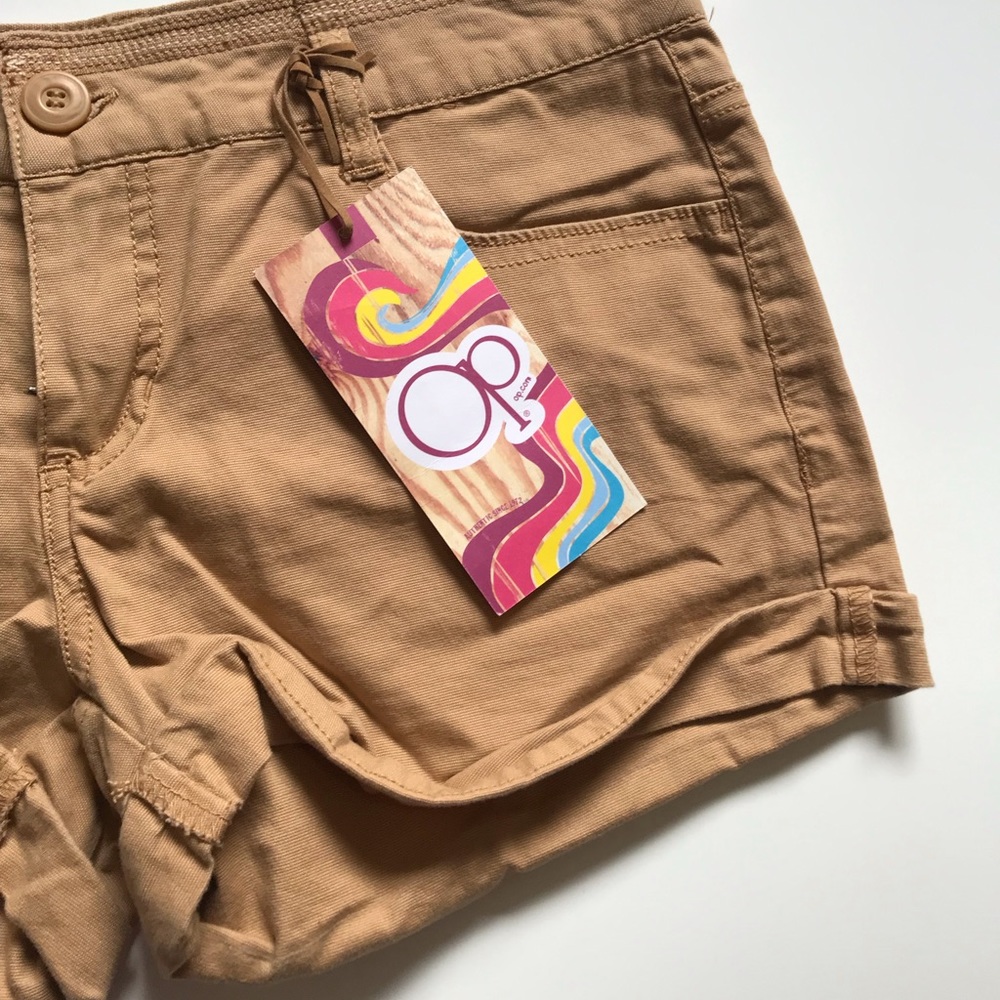 Op Girls Size 5 Color Tan or Cappuccino Shorts - Picture 7 of 8